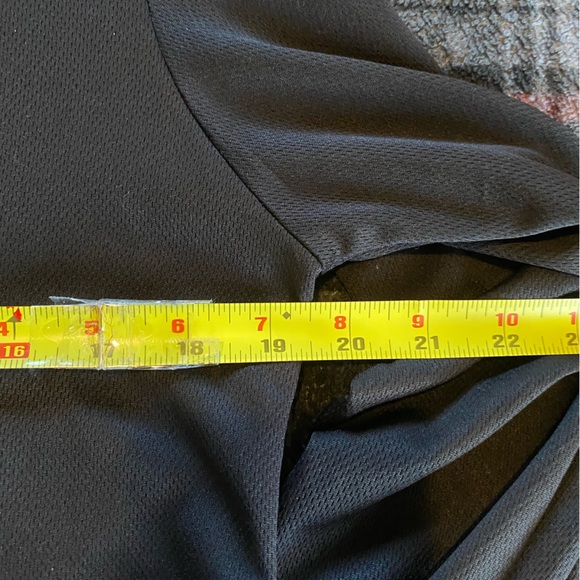 Pro Player Black Top One Shoulder Cut Out Size Large Athletic Long Sleeve - Picture 12 of 14